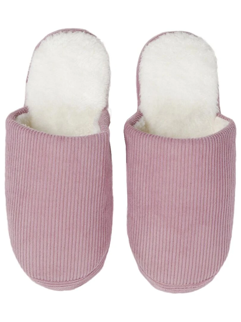 Chaussons Rayas   Rose