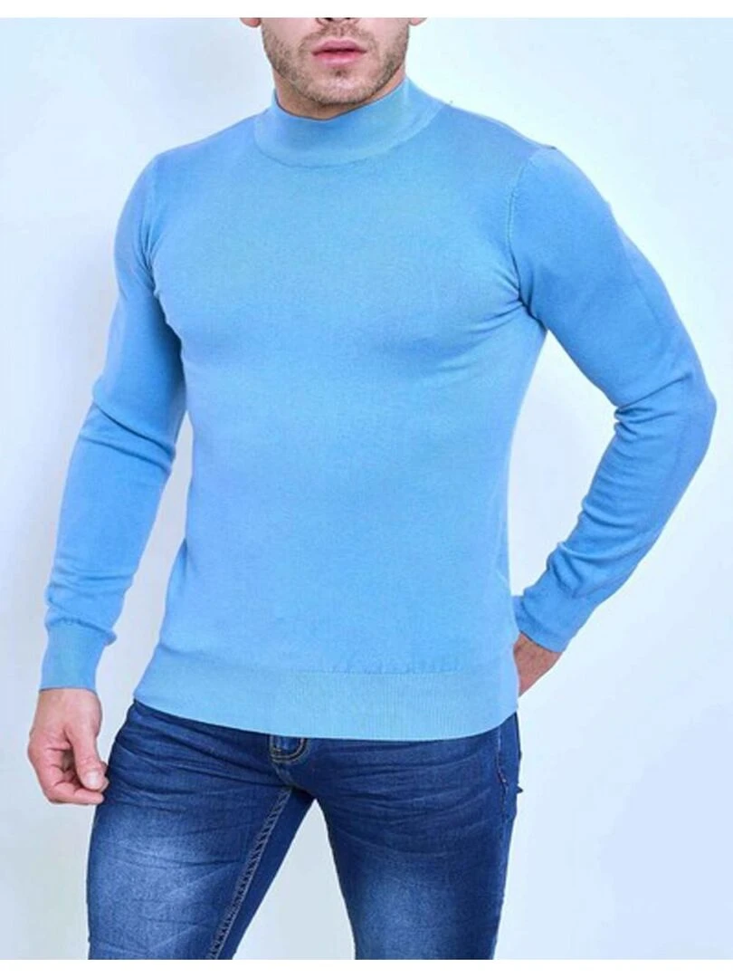 Pull manches longues Kebello   Bleu ciel