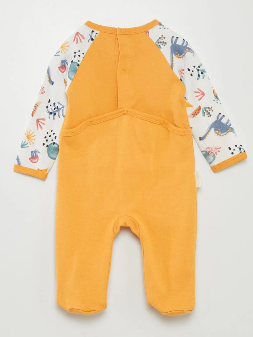 Pyjama dors bien 'dinosaures' Jaune