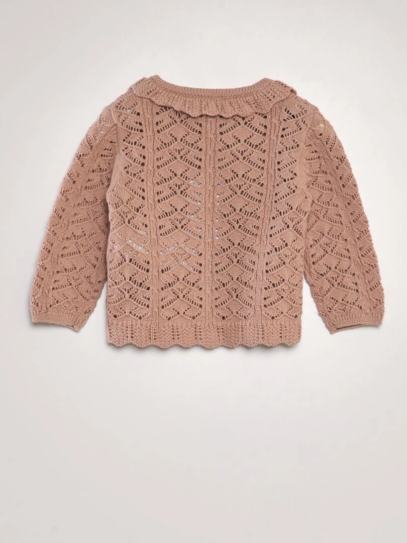 Gilet en crochet ROSE