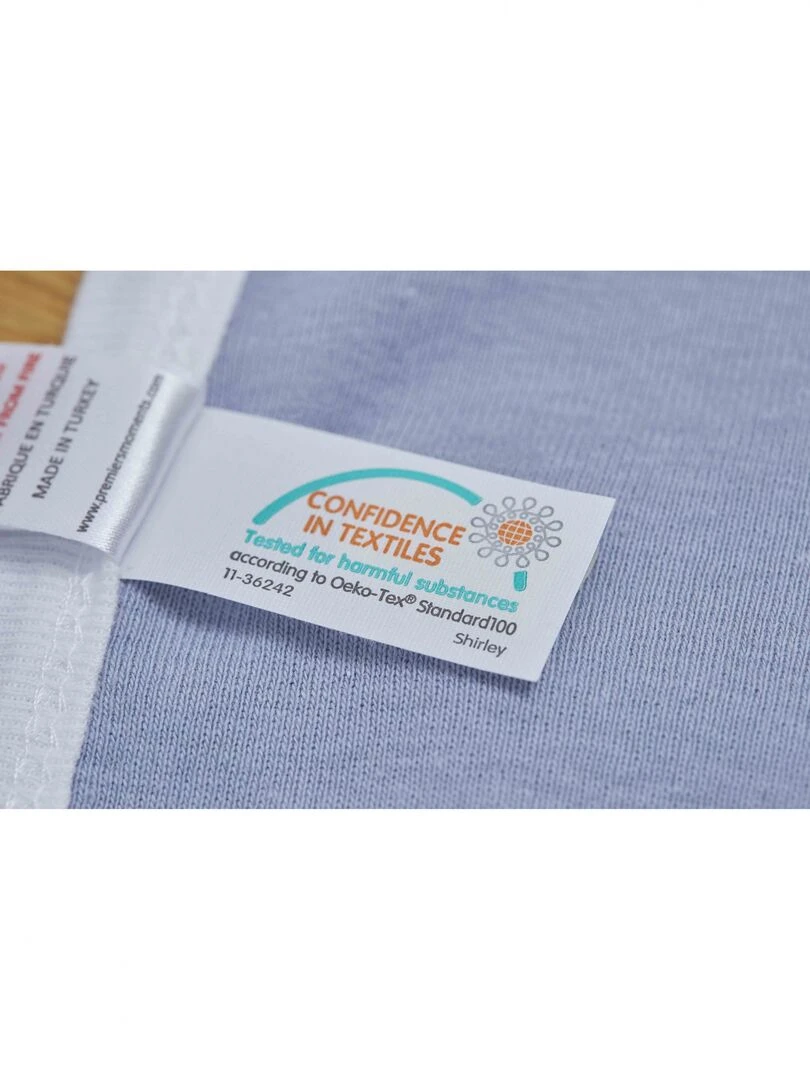 Pyjama été léger   100% coton biologique   1 à 6 mois   Beige