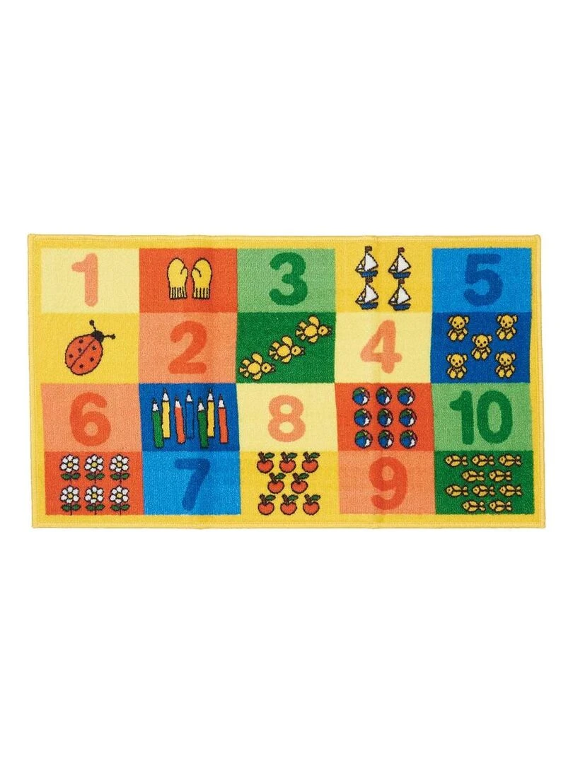 Tapis enfant SPHINX NUMERI Multicolore 57x100 Lavable 30° Multicolore