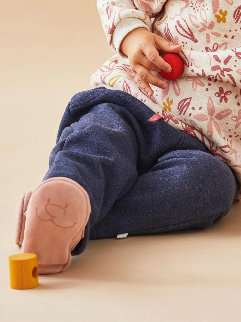 Chaussons en cuir Noukie's Rose