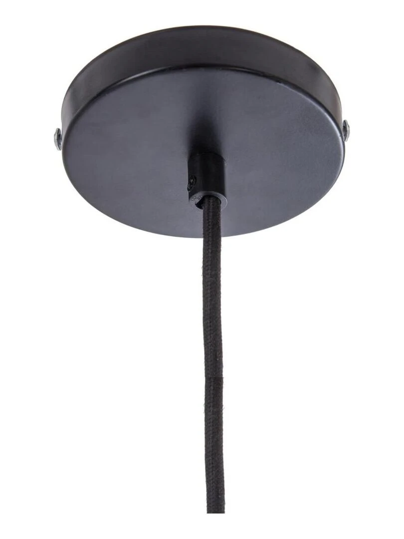 Baladeuse câble noir et douille métal Noir
