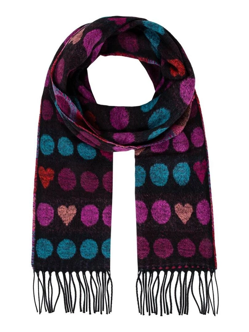 Echarpe Cashcryl Glam Fabriqué en France Violet
