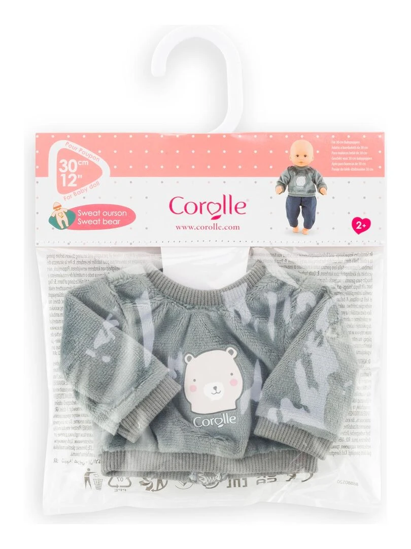 Sweat Ourson pour poupon 30 cm   N/A