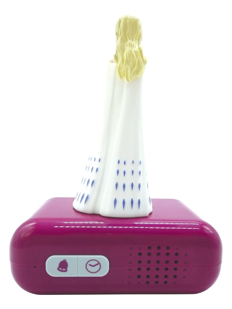 Réveil Avec Veilleuse En 3d Design Reine Des Neiges Elsa Et Effets Sonores   N/A