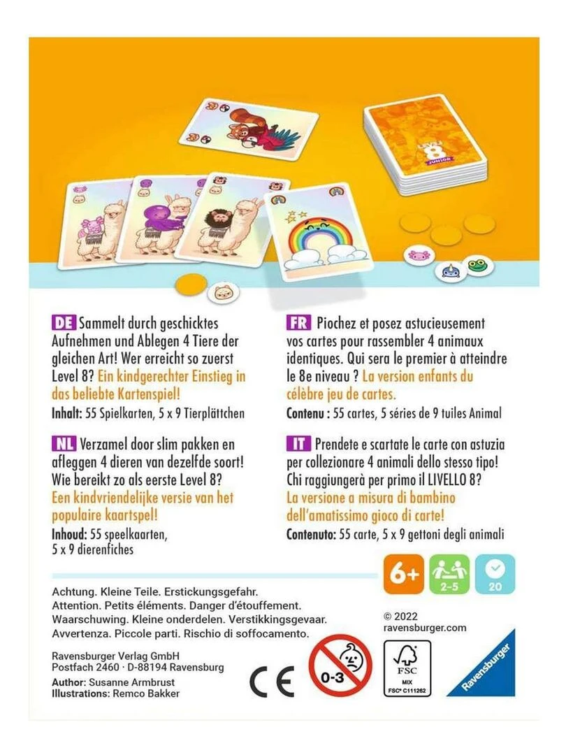 Jeu de cartes : Level 8 Junior N/A