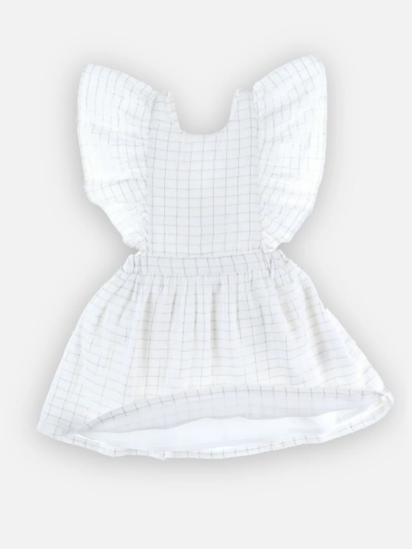 Robe lurex en mousseline    Noukie's   Blanc