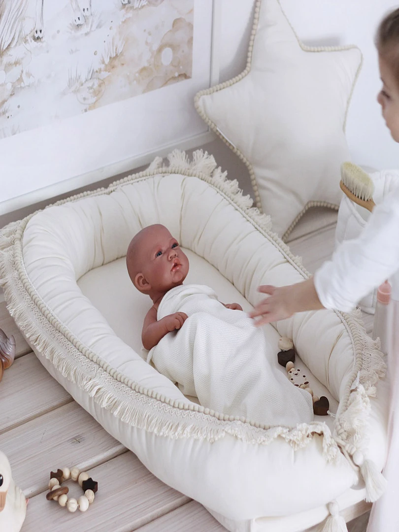 Coussin Étoile Vanille Boho (44 Cm)   Ecru