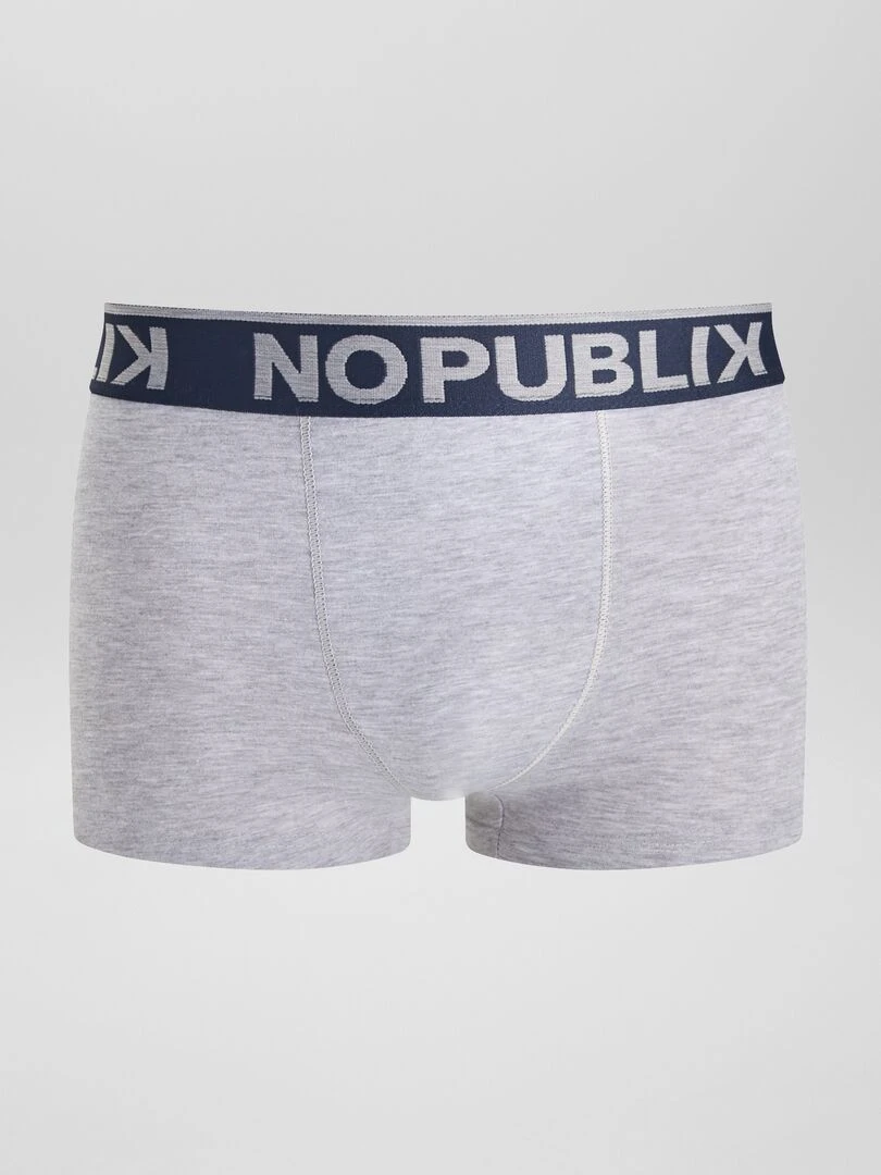 Lot de 3 boxers 'No Publik'   Rose