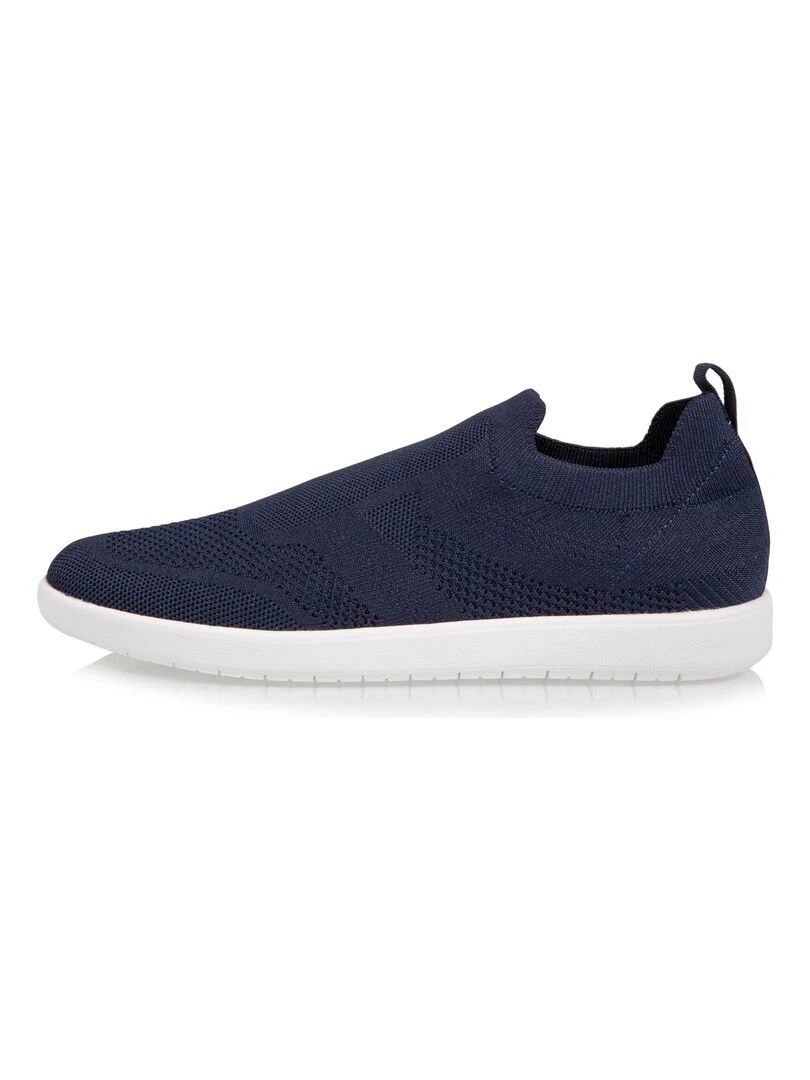 Baskets Confort Homme Slip on Marine   Bleu marine