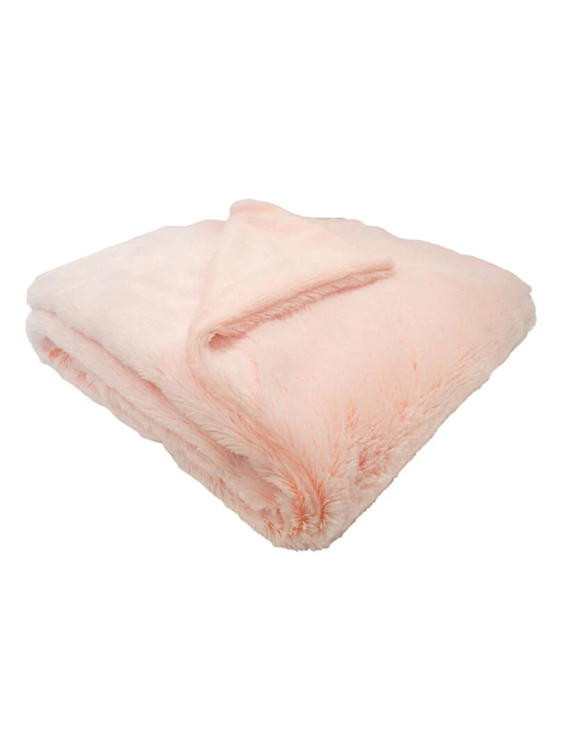 Couverture Microdoux Snow lait fraise (75 x 100 cm) Rose