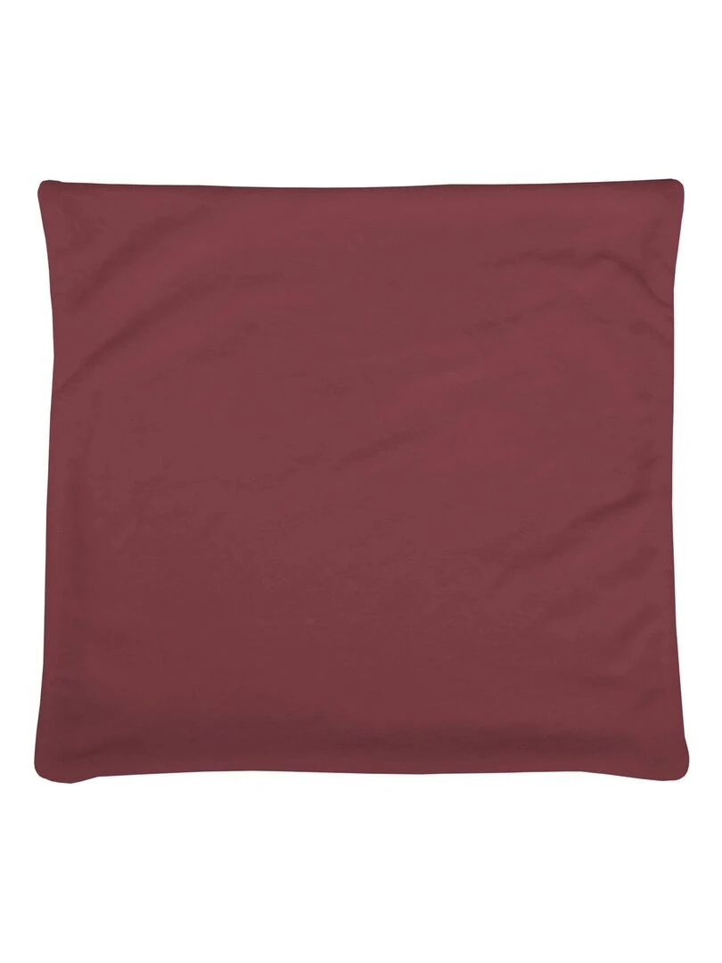 Housse de coussin douceur Rouge grenat