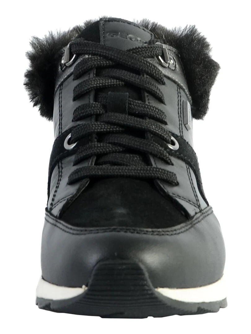 Basket Cuir Geox New Aneko   Noir