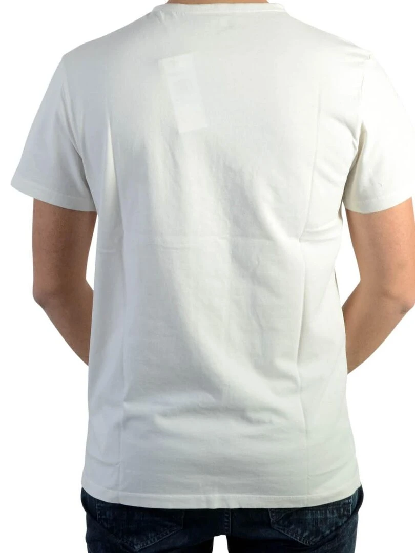 Tee Shirt Timberland Tape Tee Picket Fence Blanc