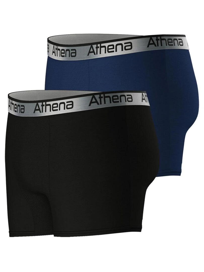 Lot de 2 boxers homme 720 Stretch Adjust   Noir Bleu