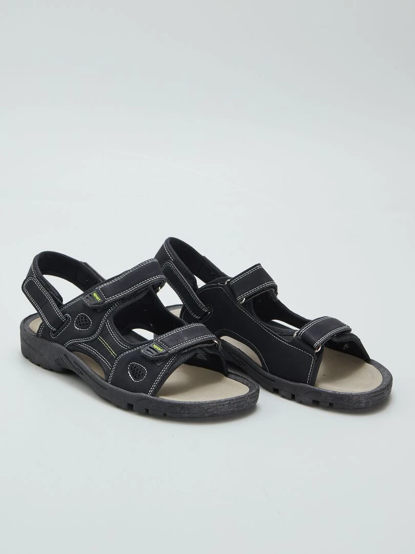 Sandales type sport Noir