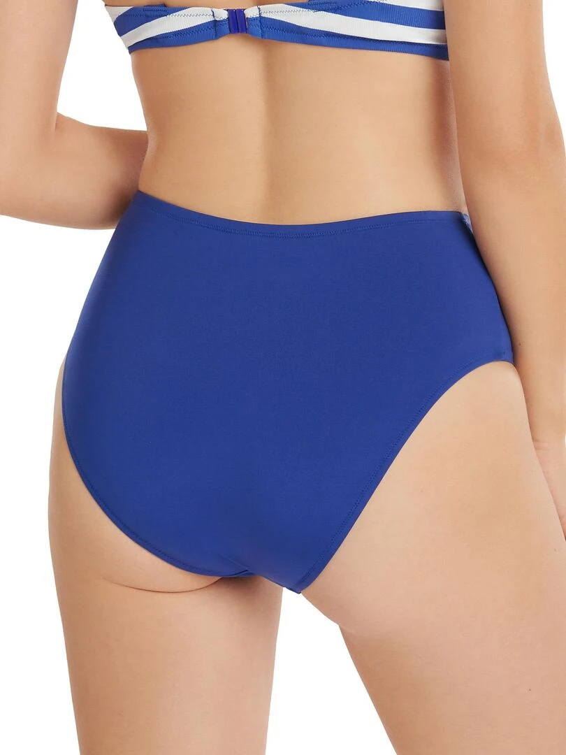 Bas maillot slip de bain taille haute Rhodes Bleu