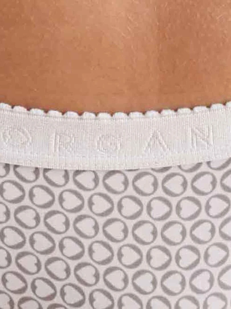 Slip GABY   Morgan   Blanc Noir