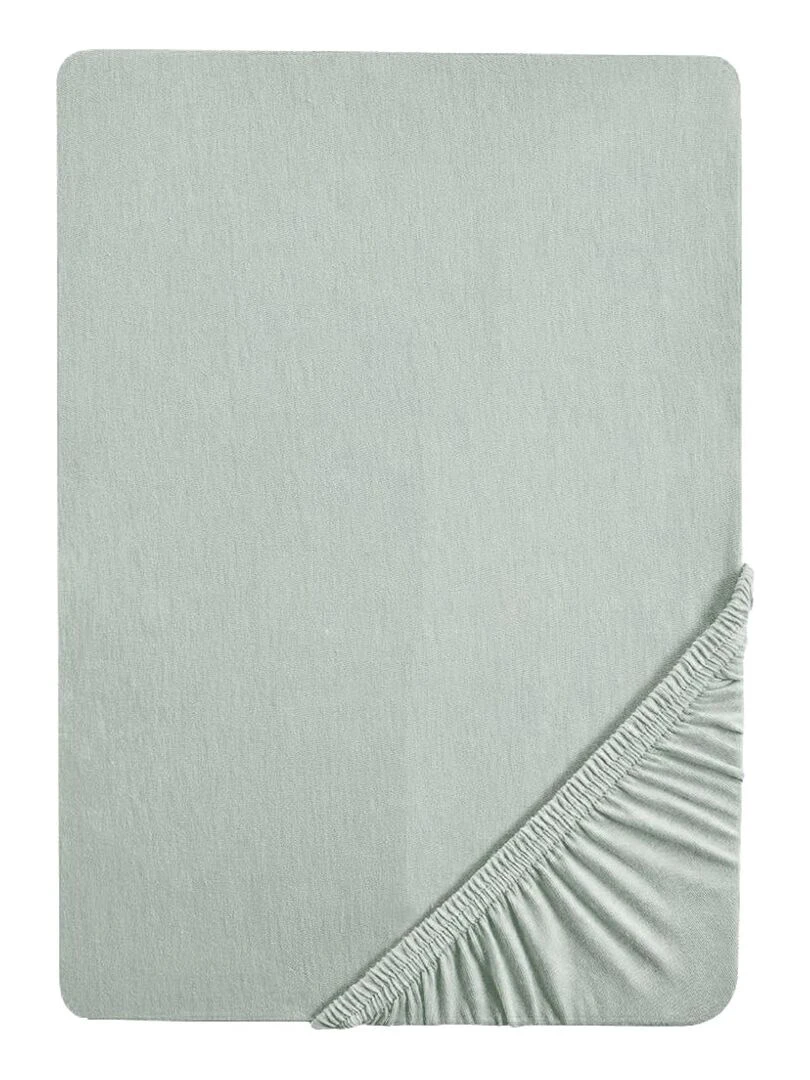 ROBA Drap Housse Extensible "Lil Planet" pour Matelas de Berceau 40x90 cm à 45x90 cm Vert Givré Vert