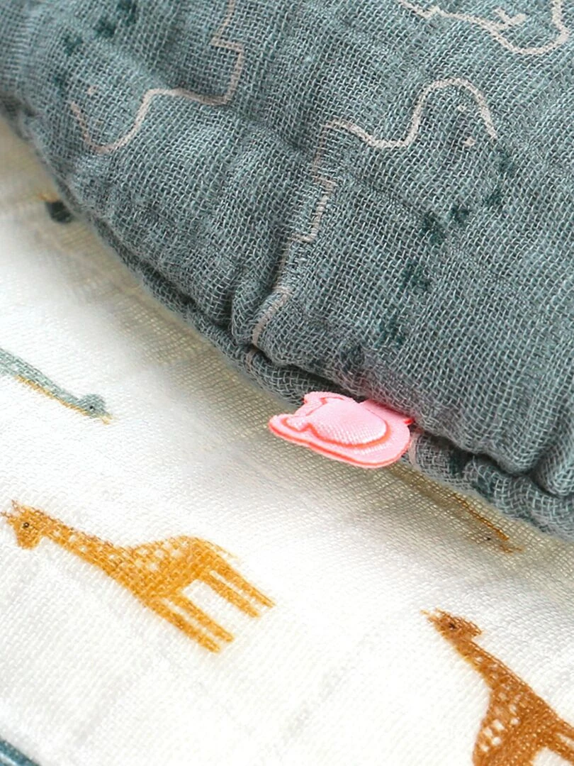 Set coussin ergonomique + 2 housses  et   Bleu