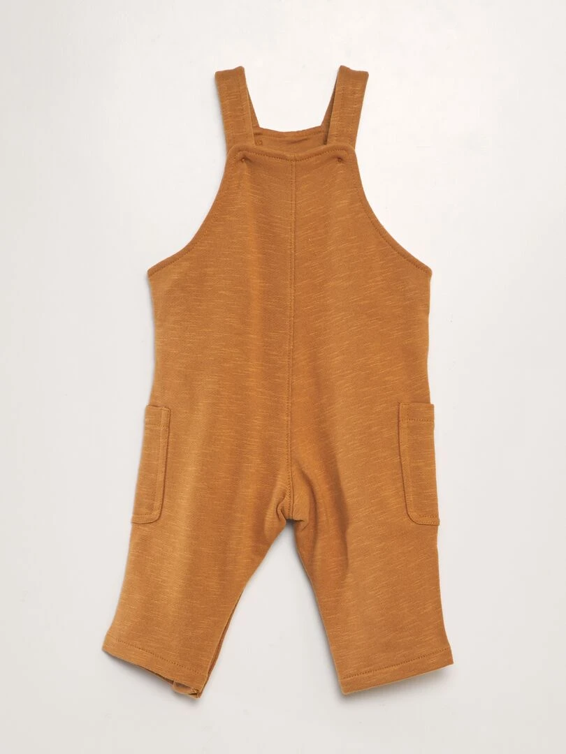 Salopette en molleton Orange