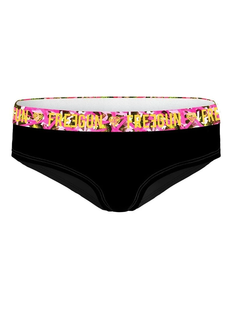 Lot de 2 culottes fille Collection Street Art Freegun   Rose