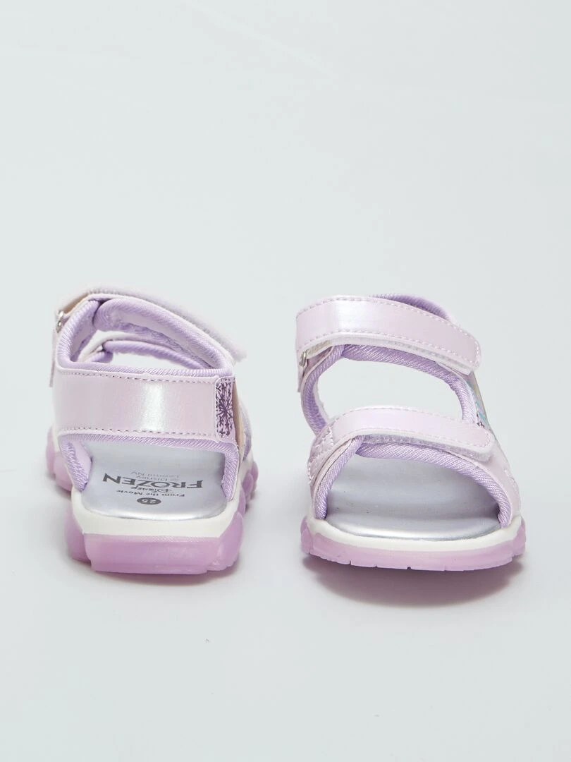Sandales lumineuses 'Reine des Neiges'   Violet
