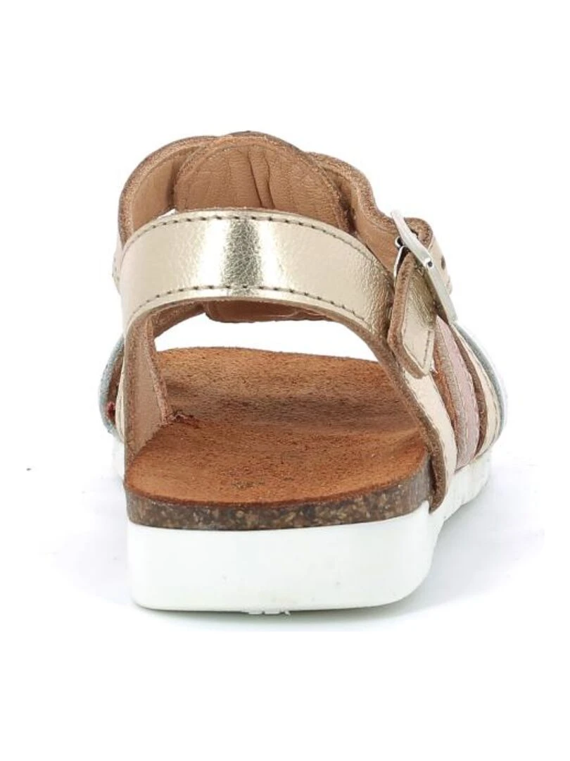 Sandales Cuir Banwa   Doré/or