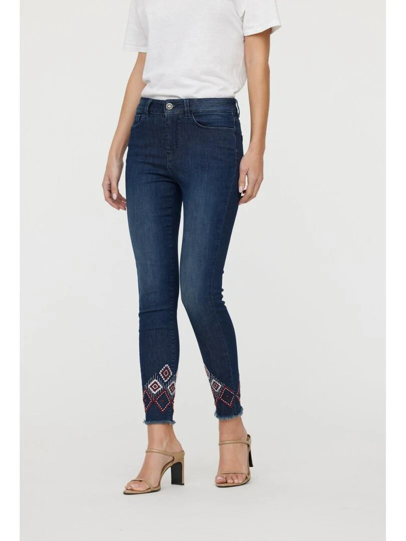 Lee Cooper Jean coton skinny LC115 Bleu foncé
