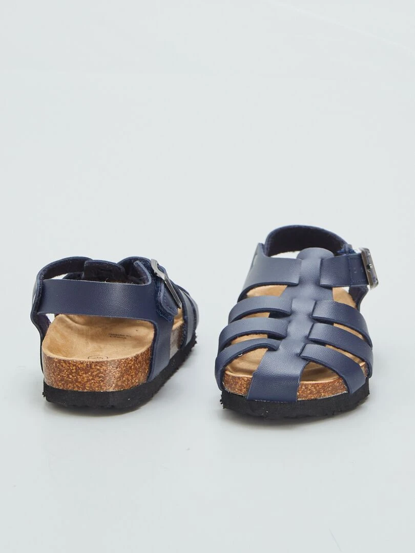 Sandales à plusieurs brides   Bleu