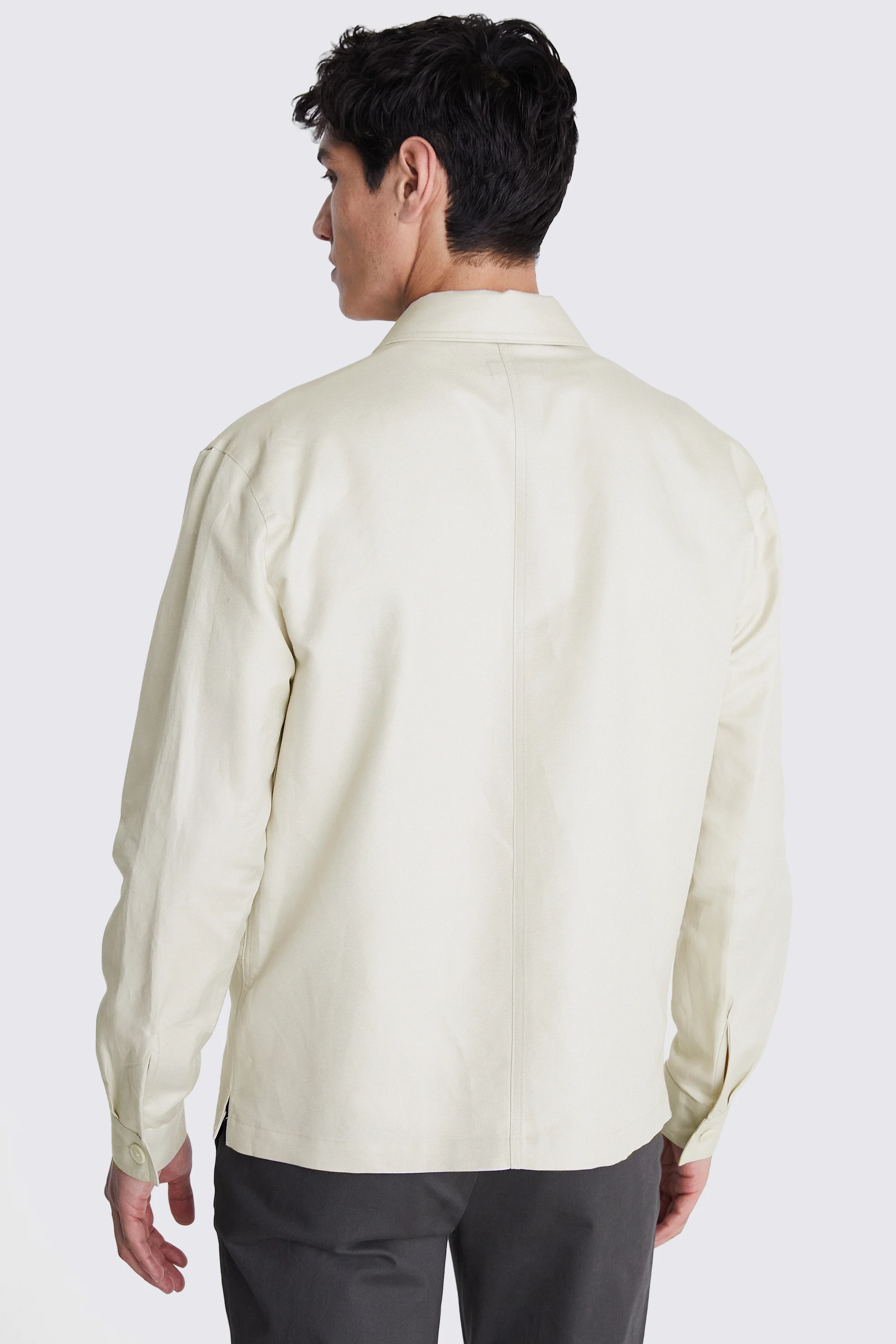 Navy Denim Three Pocket Shacket   Buy Online at Moss