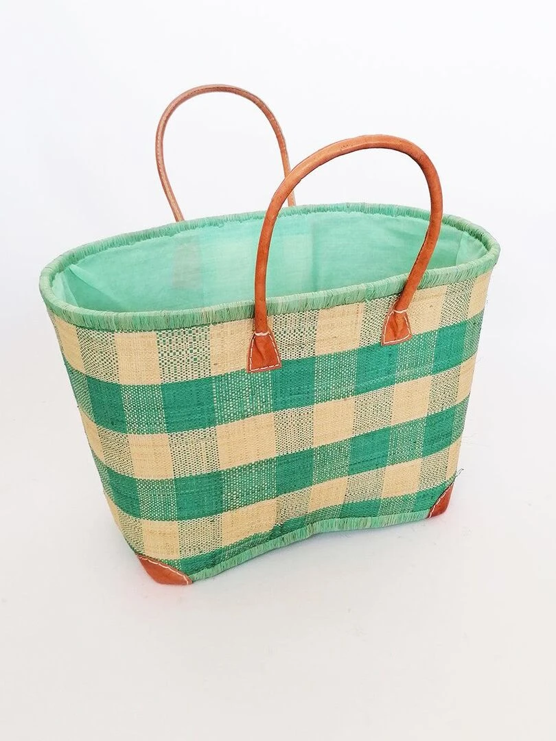 Panier Beloha MM Vert d'eau avec pochon Vert d'eau