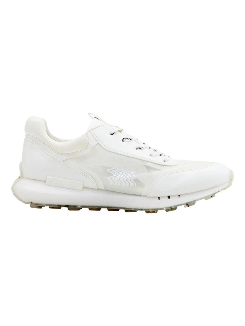 Basket à Lacets Desigual Jogger Colour Logo Blanc
