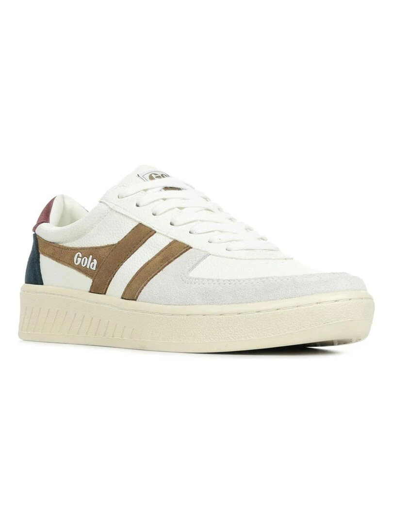 Baskets Gola GrandSlam Trident Blanc Marron