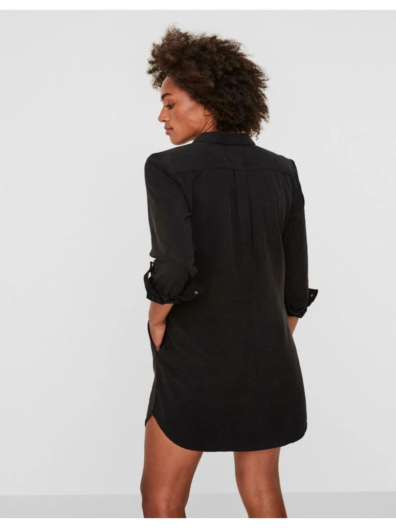 Robe courte en jean Vero Moda Noir Noir
