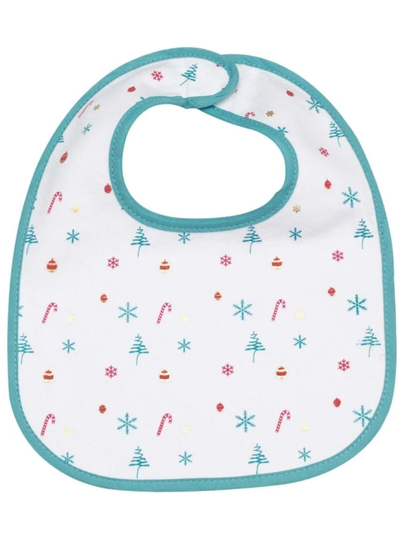 Lot de 2 bavoirs de Noël 1er âge   Rouge