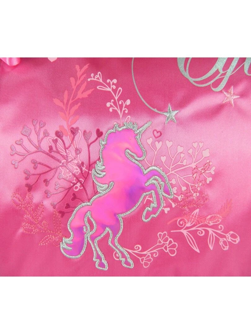 Cartable Cybel Cheval Licorne 38cm Rose   Rose