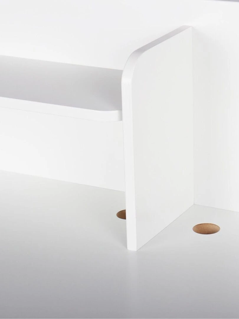 Bureau enfant Yuki   AKITEN RETAIL   Blanc Marron