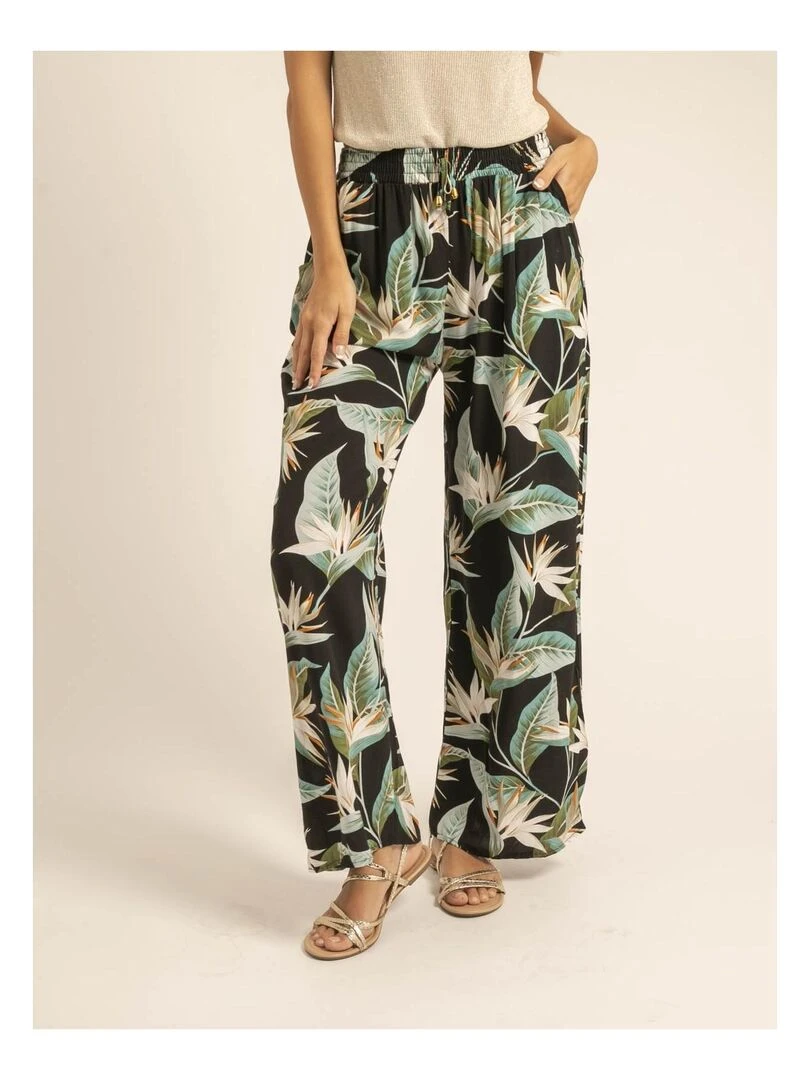 Pantalon fluide motifs ENGIE Noir