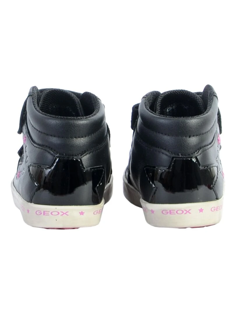 Basket Cuir Geox Enfant Kilwi   Noir
