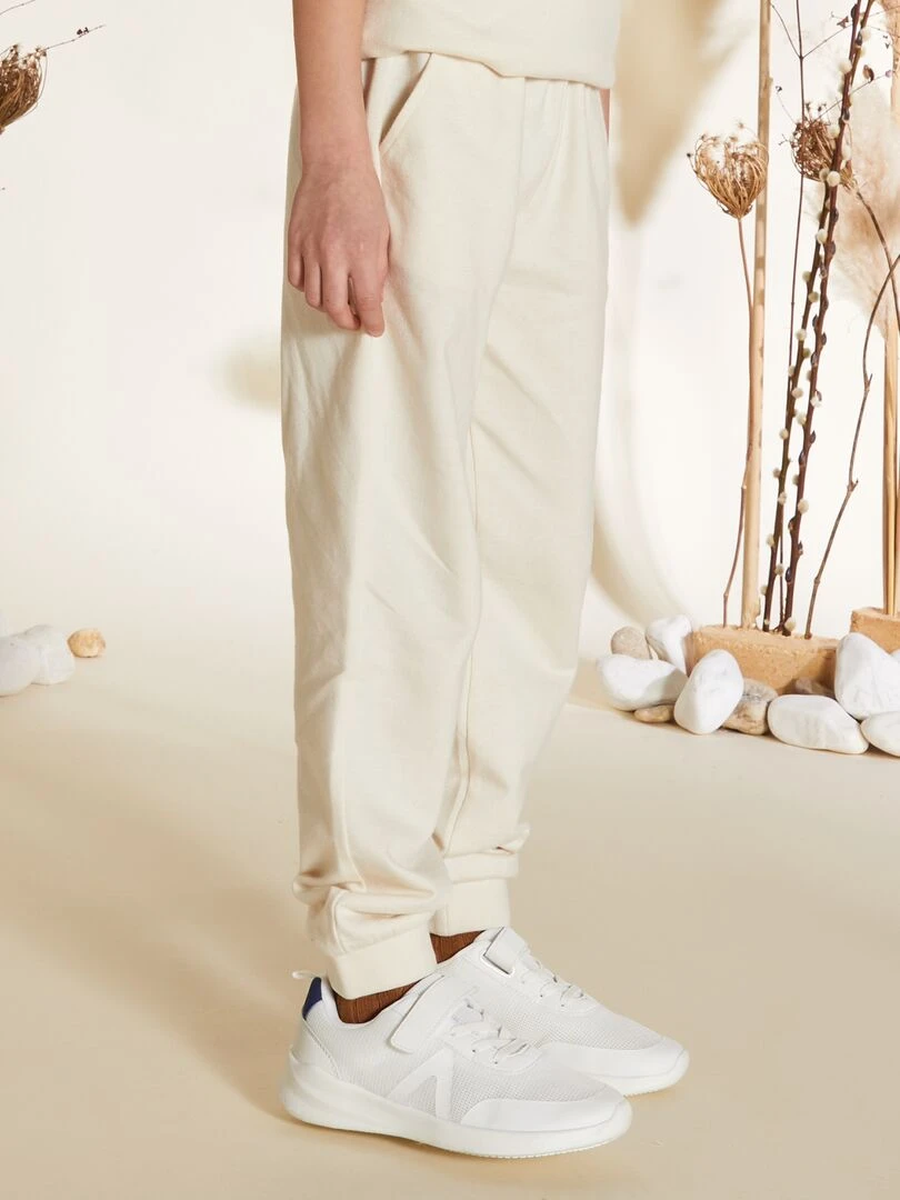 Jogging en molleton   Mixte   Blanc