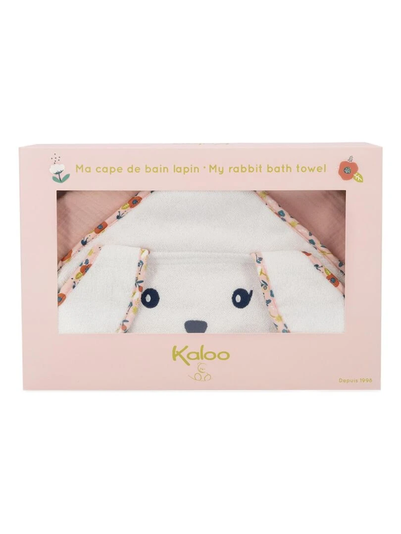 k doux cape de bain coquelicot   Rose