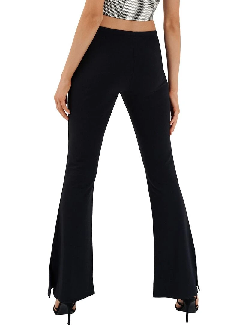 Bas pyjama pantalon évasé Mia Noir