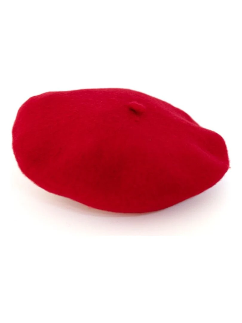 Beret en laine Kebello Rouge