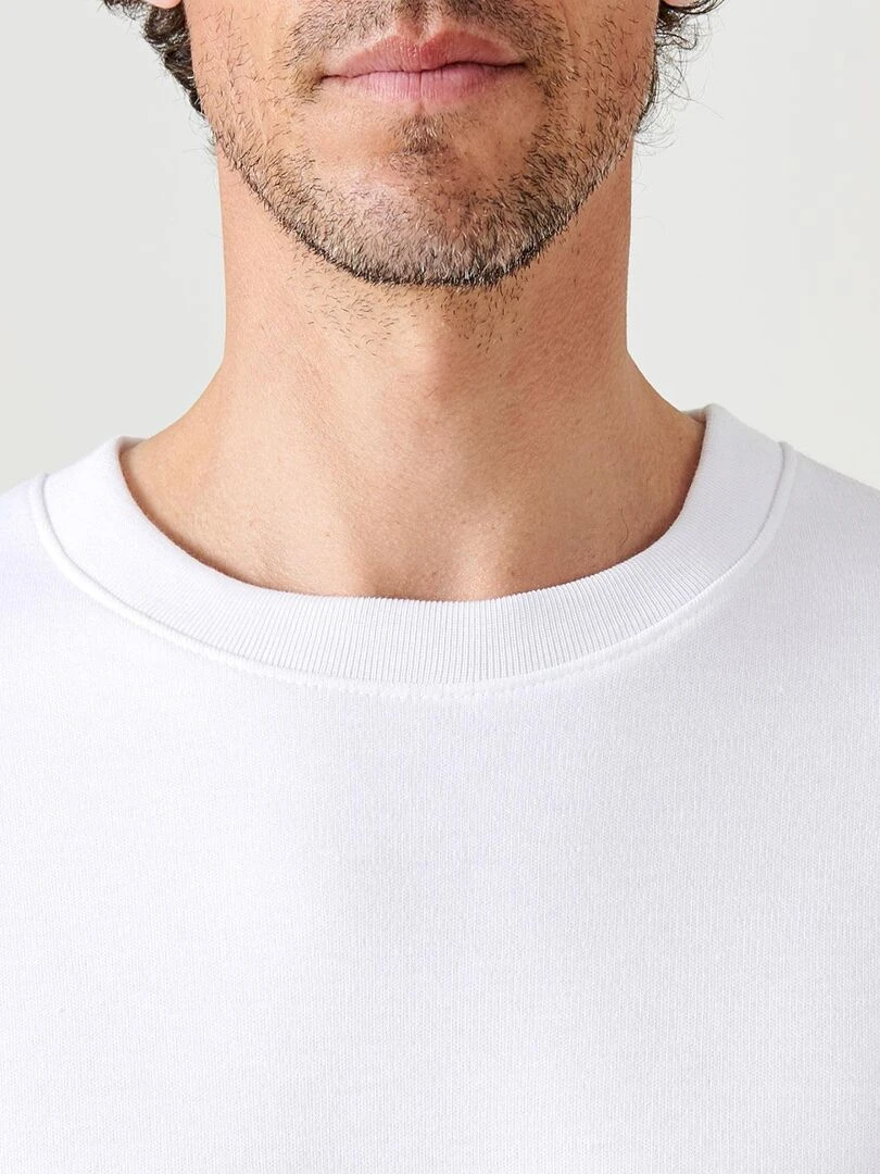 T shirt col V  maille interlock Thermolactyl   Damart   Kaki