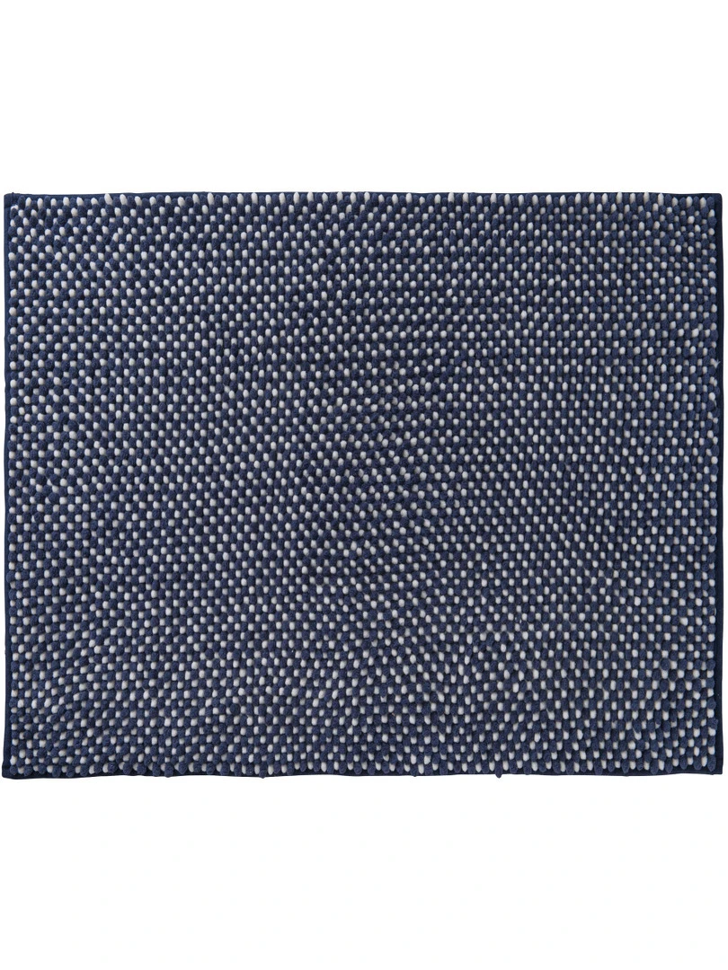 Tapis De Bain Fantaisie Polyester Bleu 50x80cm Aqua Pool Bleu marine