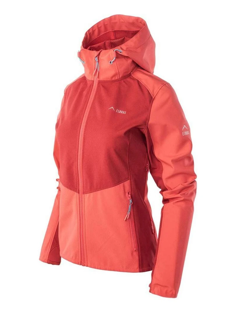 Elbrus   Veste softshell ENVISAT   Rouge foncé