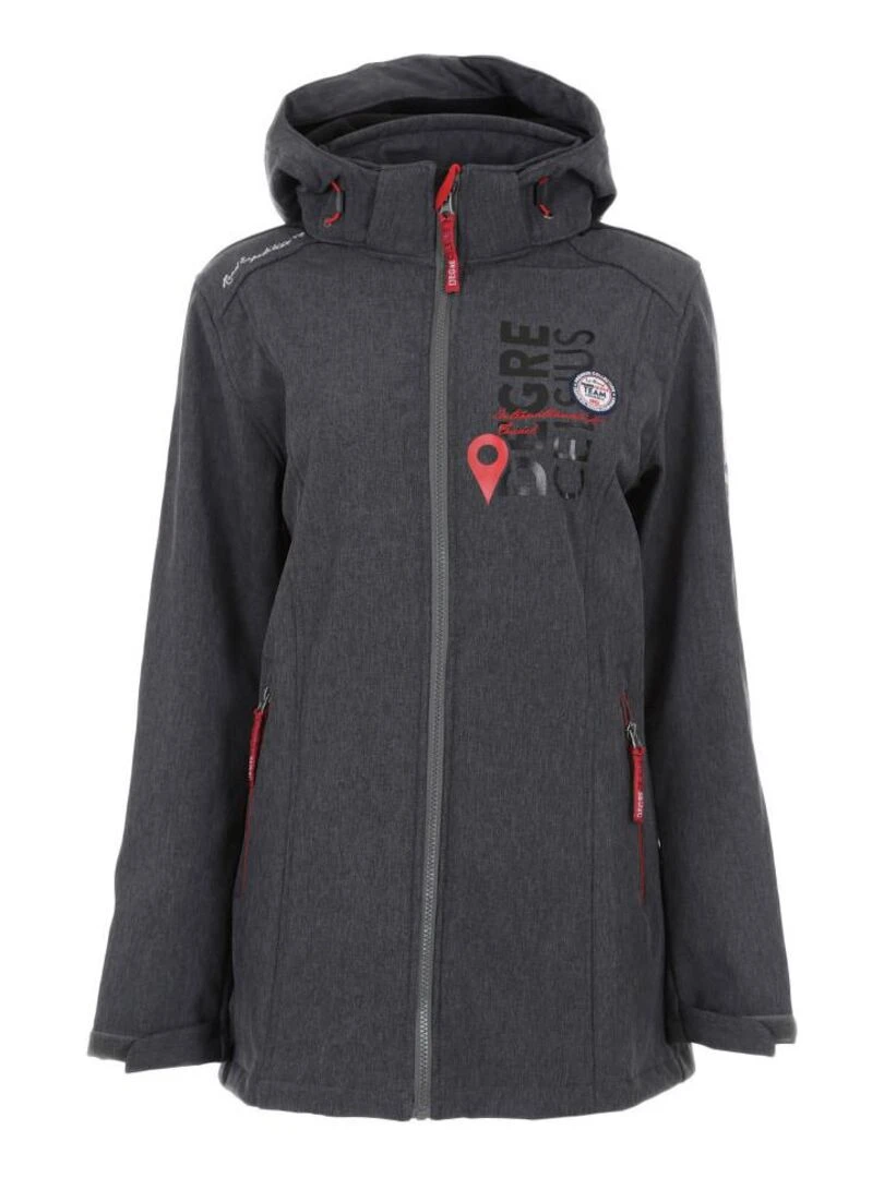 Blouson softshell femme ACALMI DEGRE CELSIUS Gris